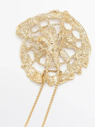 Ketting met hanger van kant