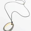 Ketting met ovale hanger Ketting met ovale hanger