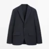 Koele wollen kostuum-blazer Koele wollen kostuum-blazer