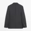 Koele wollen kostuum-blazer Koele wollen kostuum-blazer