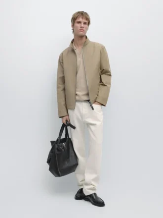 Kort jasje met zakdetails