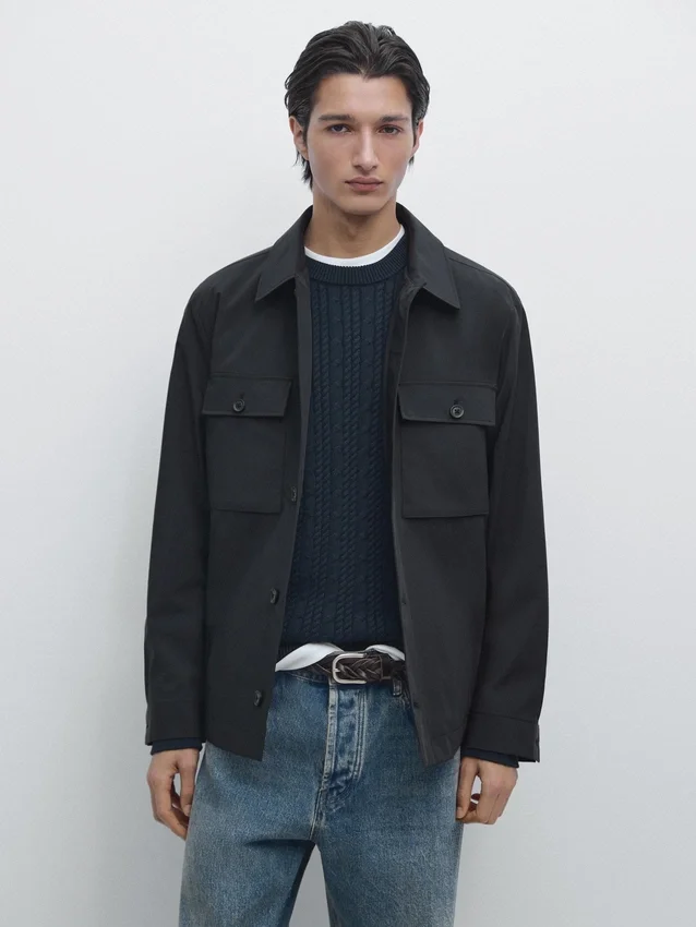 Kort jasje met zakdetails Kort jasje met zakdetails