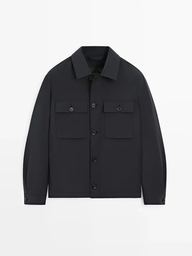 Kort jasje met zakdetails Kort jasje met zakdetails