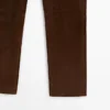 Korte suède leren broek met trekkoorden Korte suède leren broek met trekkoorden