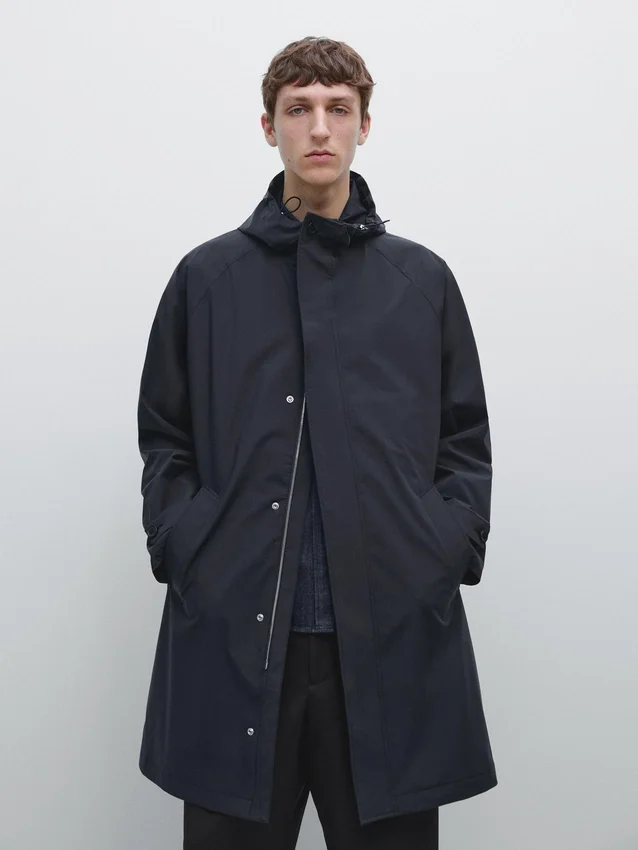 Lange parka met capuchon Lange parka met capuchon