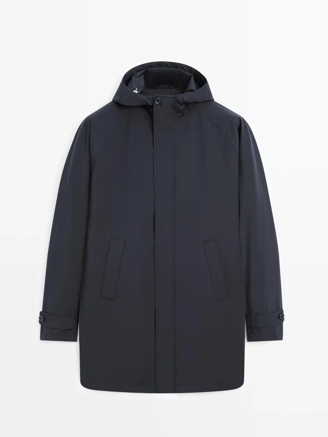 Lange parka met capuchon Lange parka met capuchon