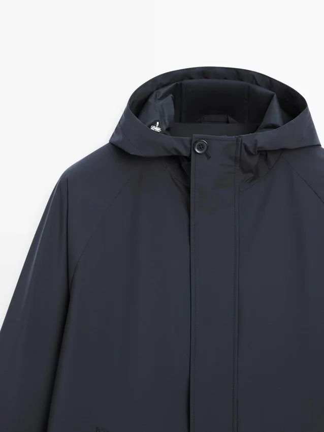 Lange parka met capuchon Lange parka met capuchon