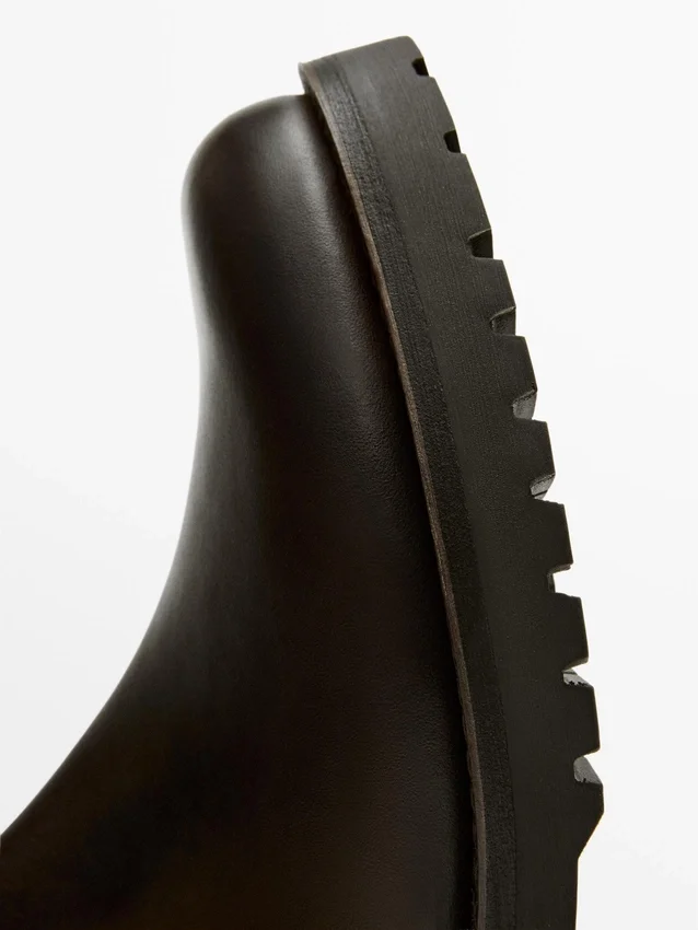 Leren Chelsea-laarzen Leren Chelsea-laarzen