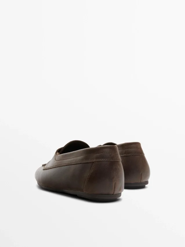 Leren dek schoenen Leren dek schoenen