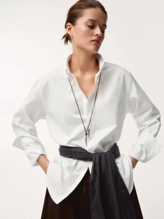 Leren koordketting met pendelhanger