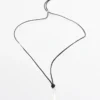 Leren koordketting met pendelhanger