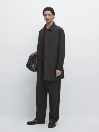 Lichtgewicht parka van technische stof