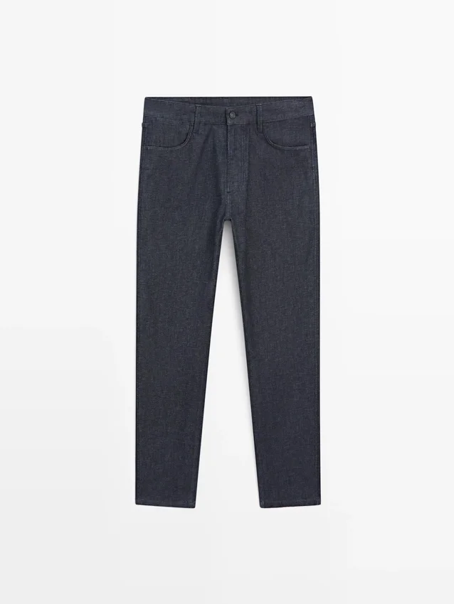 Lichtgewicht slim-fit jeans met gewassen look Lichtgewicht slim-fit jeans met gewassen look