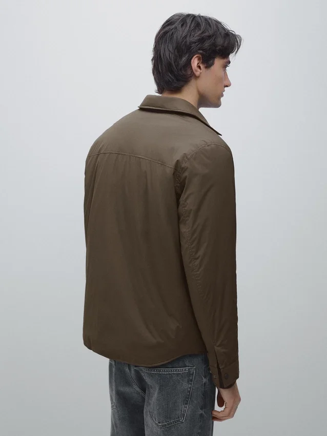 Lichtgewicht, waterafstotend gewatteerd overshirt Lichtgewicht, waterafstotend gewatteerd overshirt
