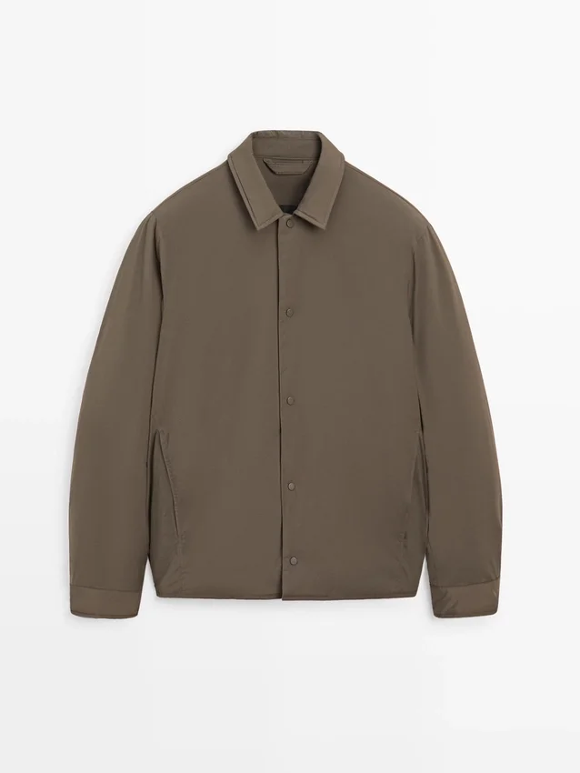Lichtgewicht, waterafstotend gewatteerd overshirt Lichtgewicht, waterafstotend gewatteerd overshirt