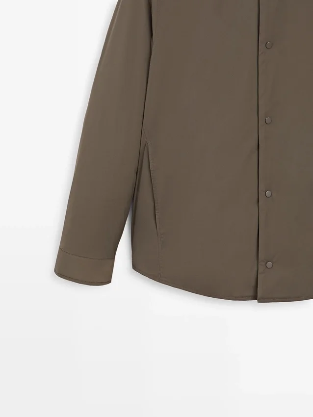 Lichtgewicht, waterafstotend gewatteerd overshirt Lichtgewicht, waterafstotend gewatteerd overshirt