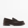 Loafers met moc-neus en profielzool