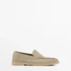 Loafers van gespleten leer Loafers van gespleten leer