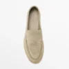 Loafers van gespleten leer Loafers van gespleten leer
