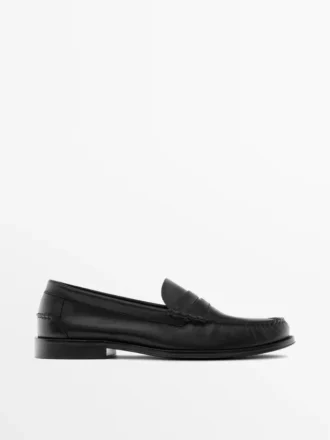 Loafers van zacht geolied leer