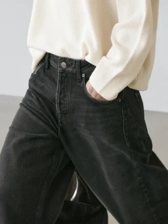 Mid-rise ballonfit jeans