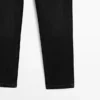 Mid-rise cropped slim fit jeans