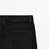 Mid-rise cropped slim fit jeans
