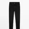 Mid-rise cropped slim fit jeans