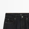 Mid-rise jeans met wijde pijpen