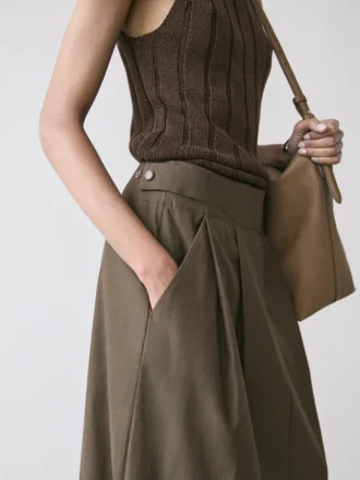 Midrorok met boxplooien