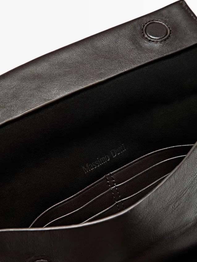 Mini-crossbodytas van nappaleer Mini-crossbodytas van nappaleer