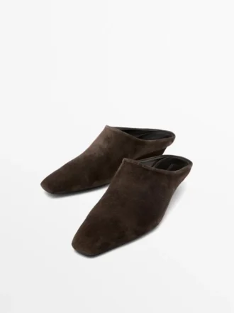 Muiltjes met sleehak Muiltjes met sleehak