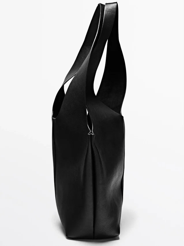 Nappalederen draagtas Nappalederen draagtas