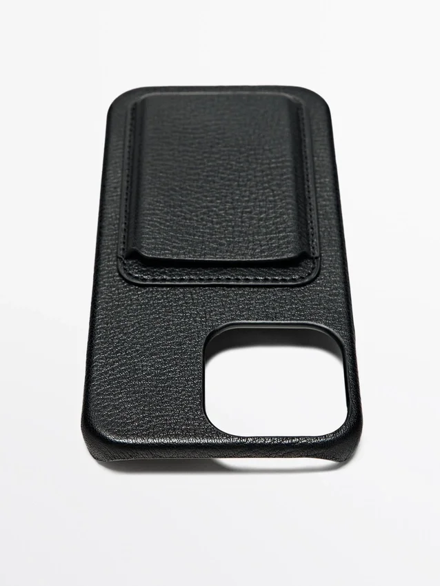 Nappalederen iPhone Pro Max-hoesje Nappalederen iPhone Pro Max-hoesje