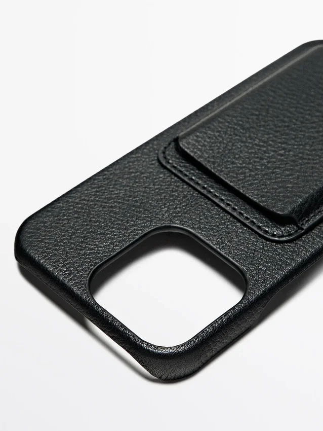 Nappalederen iPhone Pro Max-hoesje Nappalederen iPhone Pro Max-hoesje