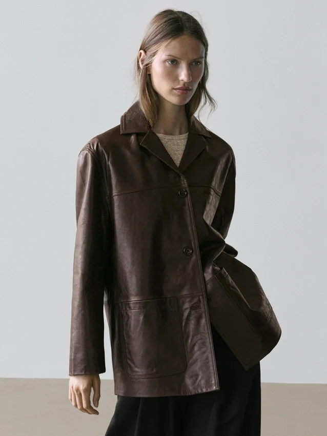 Nappaleren Blazers met knopen Nappaleren Blazers met knopen