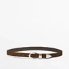 Nappaleren riem met metalen details Nappaleren riem met metalen details