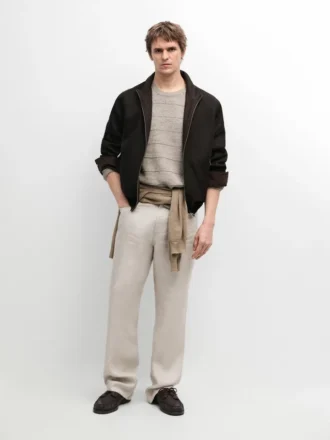 Omkeerbaar linnen jasje