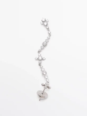 Oorbellen met strass-steentjes