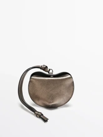 Opvouwbare AirPods-hoes van nappaleer