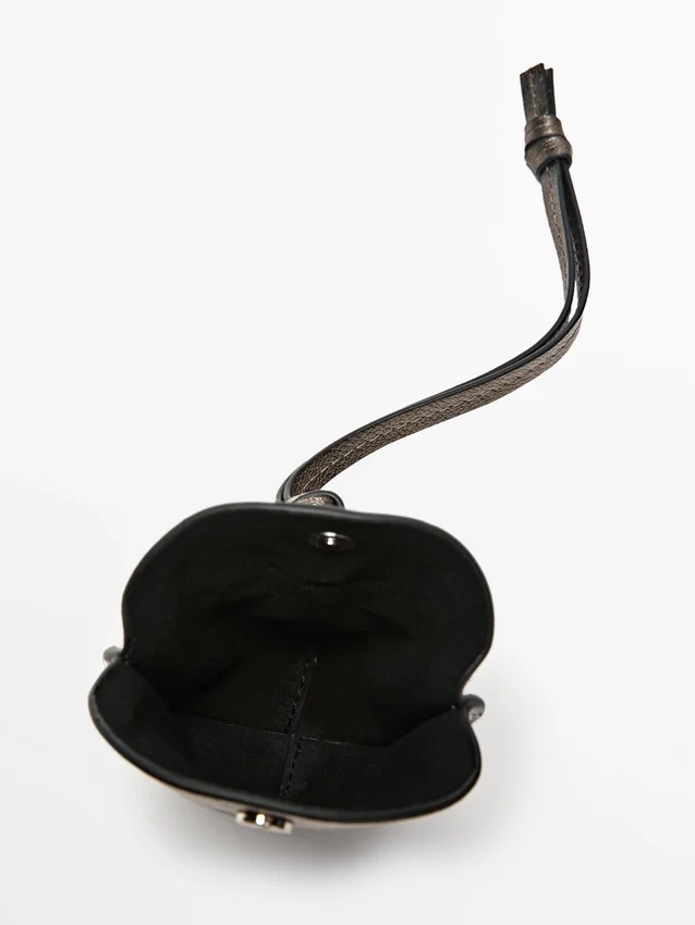 Opvouwbare AirPods-hoes van nappaleer Opvouwbare AirPods-hoes van nappaleer