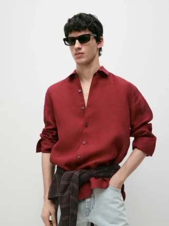 Overhemd van 100% linnen