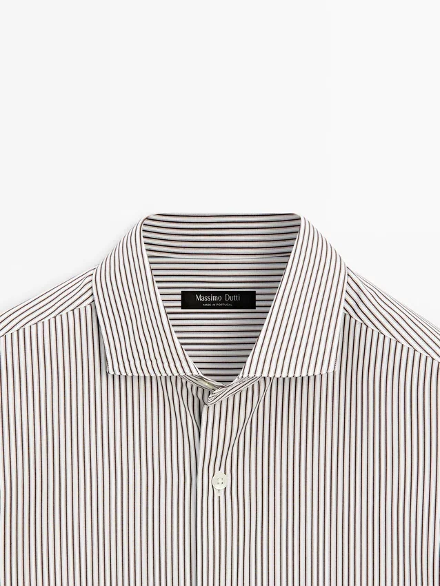 Overhemd van katoenpopeline Overhemd van katoenpopeline