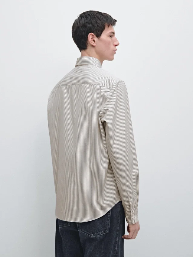 Overhemd van katoenpopeline Overhemd van katoenpopeline