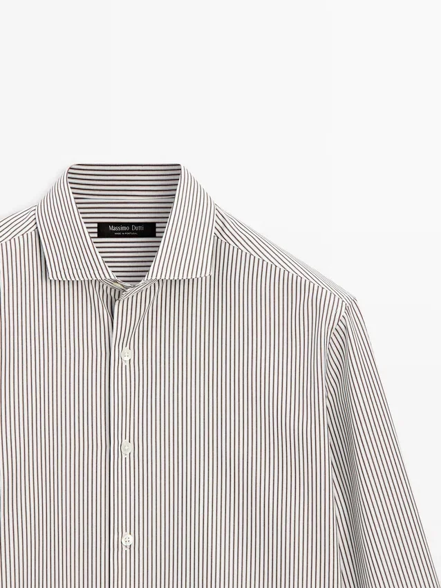 Overhemd van katoenpopeline Overhemd van katoenpopeline