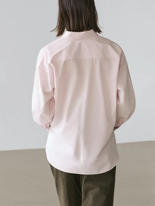 Overhemd van popeline en katoenmix Overhemd van popeline en katoenmix