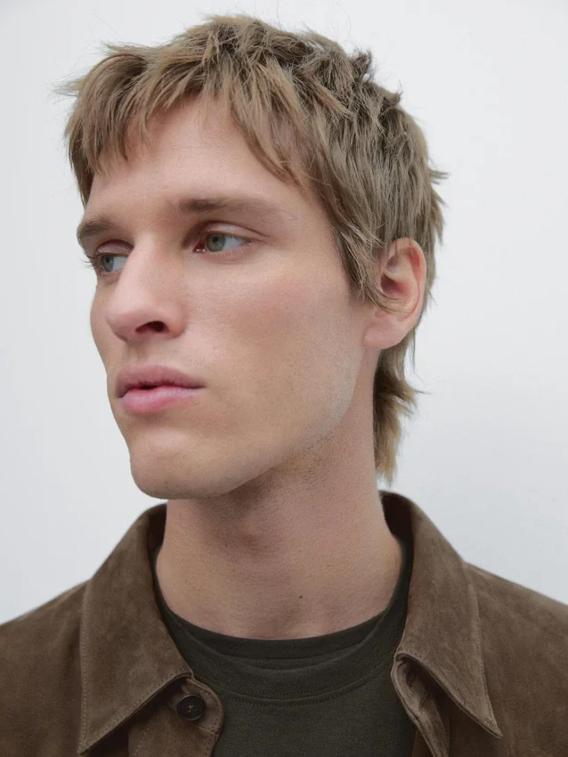 Overhemd van suède leer Overhemd van suède leer