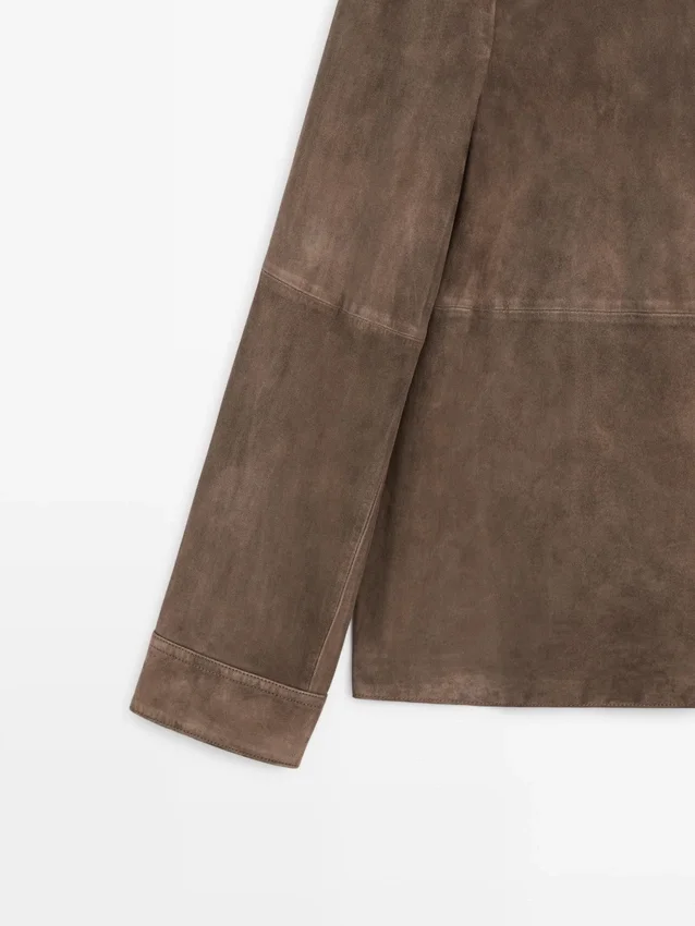 Overhemd van suède leer Overhemd van suède leer