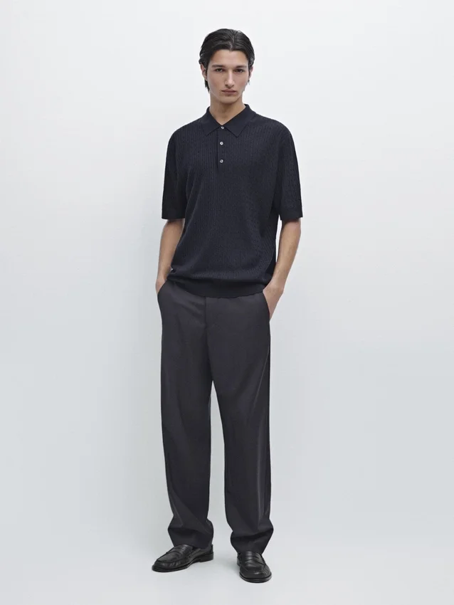 Polo-trui van merinowol Polo-trui van merinowol