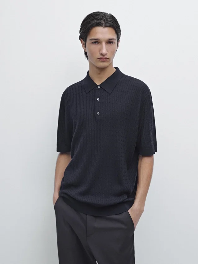 Polo-trui van merinowol Polo-trui van merinowol